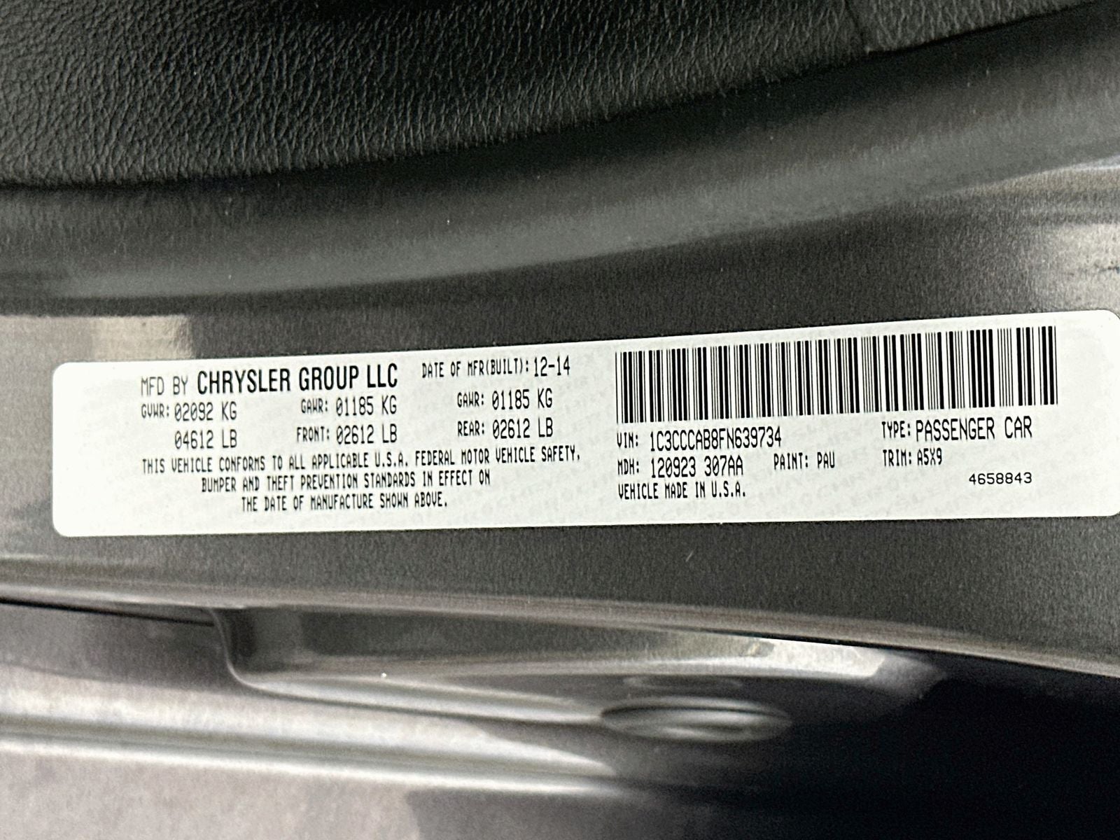 2015 Chrysler 200 Limited