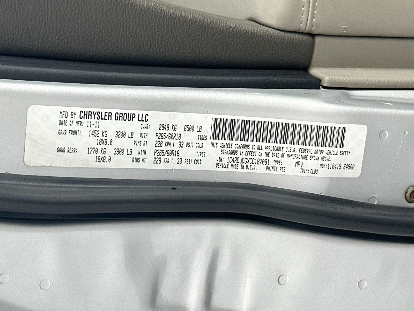 2012 Dodge Durango Crew