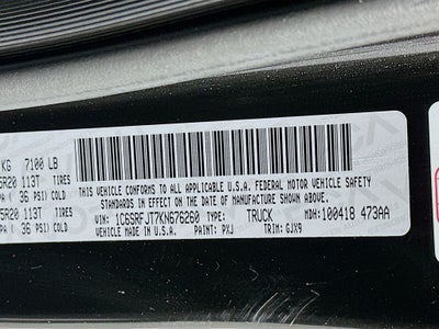 2019 RAM 1500 Laramie Crew Cab 4x4 5'7' Box