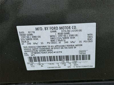 2018 Ford Explorer XLT