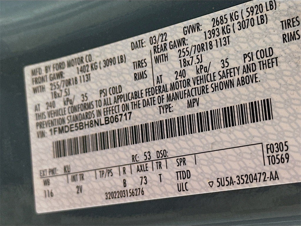 2022 Ford Bronco Outer Banks