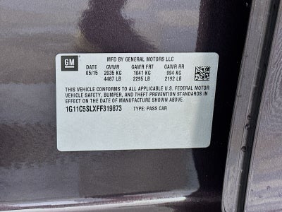 2015 Chevrolet Malibu 1LT