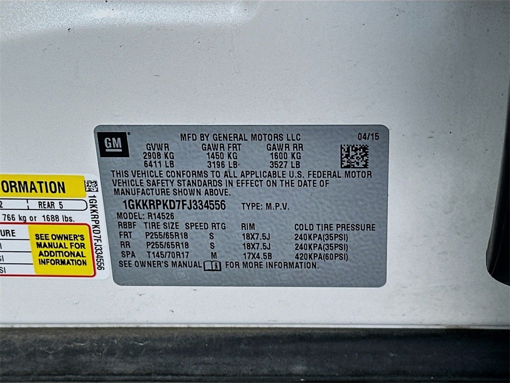 2015 GMC Acadia SLE-2