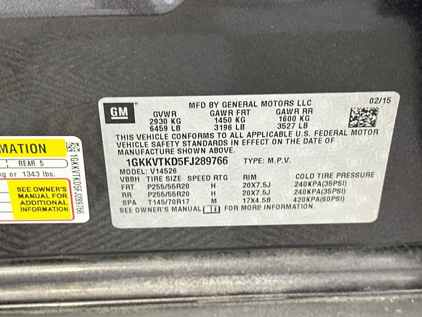 2015 GMC Acadia Denali