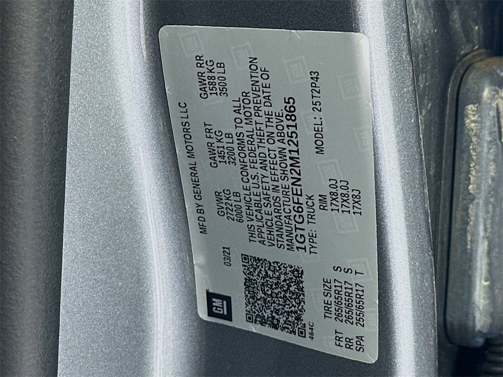 2021 GMC Canyon 4WD Crew Cab Short Box AT4 - Leather