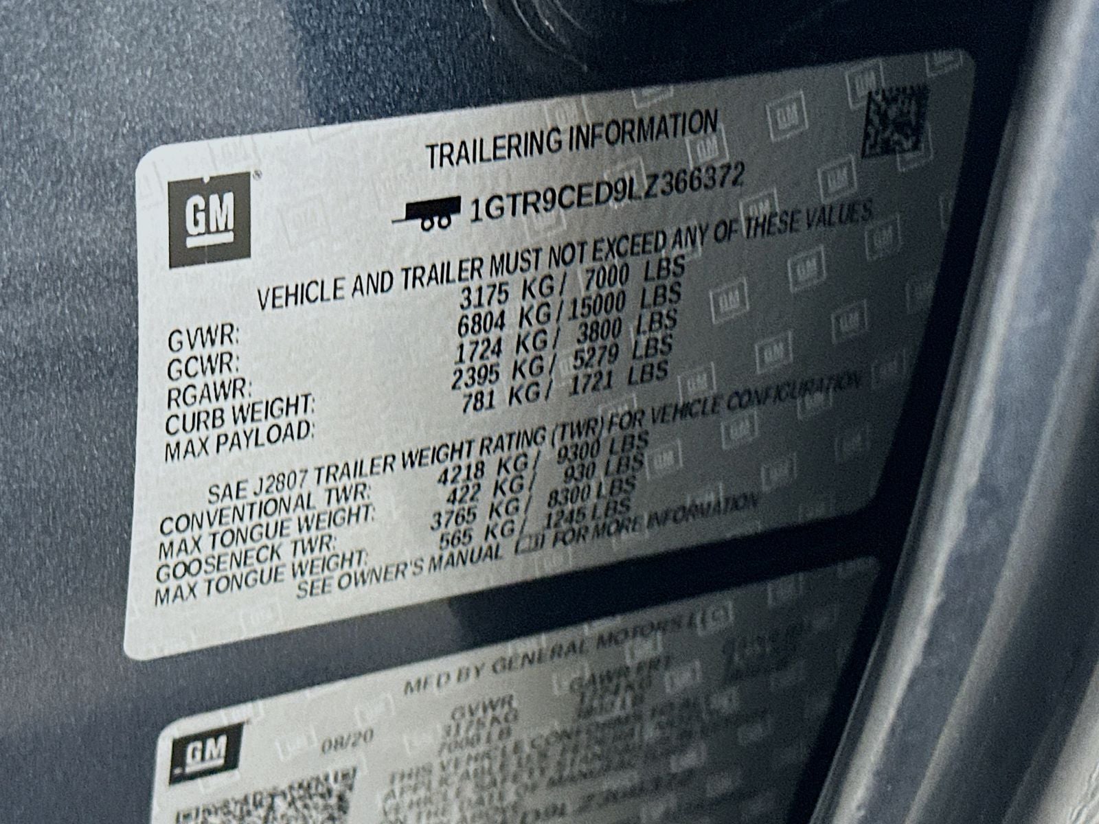 2020 GMC Sierra 1500 4WD Double Cab Standard Box Elevation