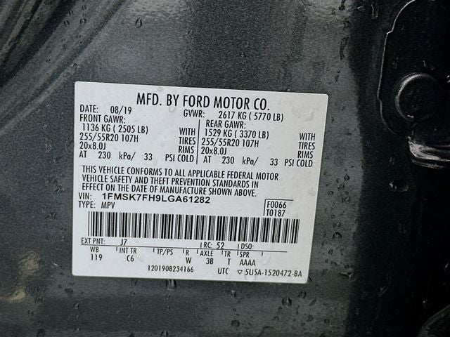 2020 Ford Explorer Limited