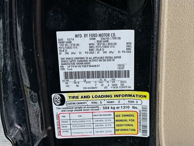 2014 Ford F-150 Lariat