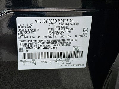 2021 Ford Edge ST Line