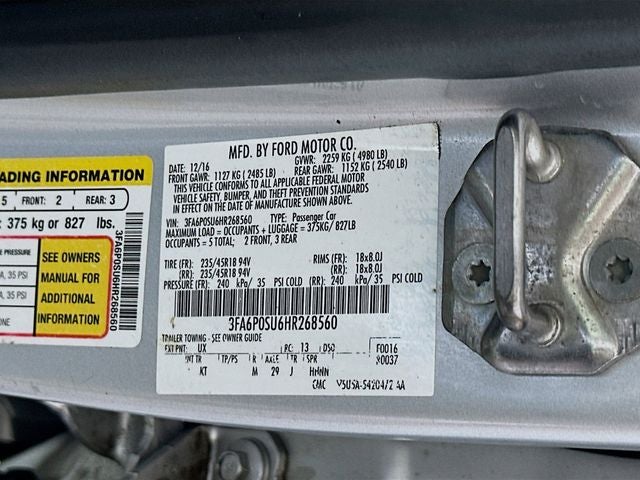 2017 Ford Fusion Energi Titanium