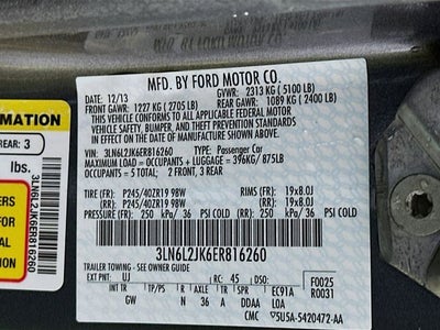 2014 Lincoln MKZ Base