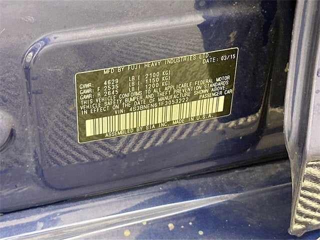 2015 Subaru Legacy 3.6R Limited