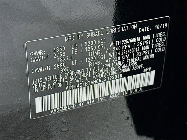 2020 Subaru Outback Limited