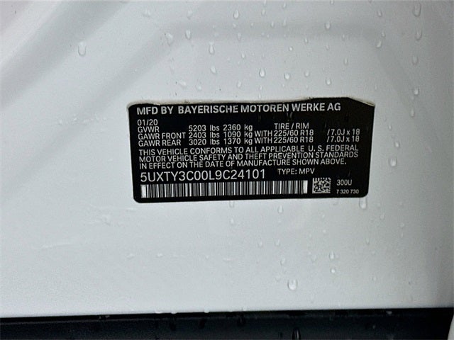 2020 BMW X3 sDrive30i