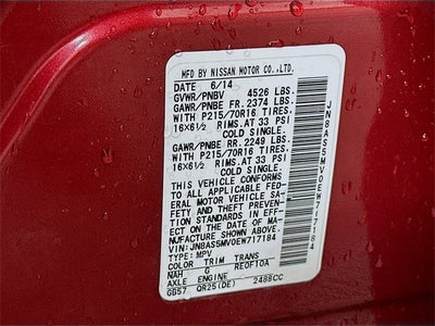 2014 Nissan Rogue Select S