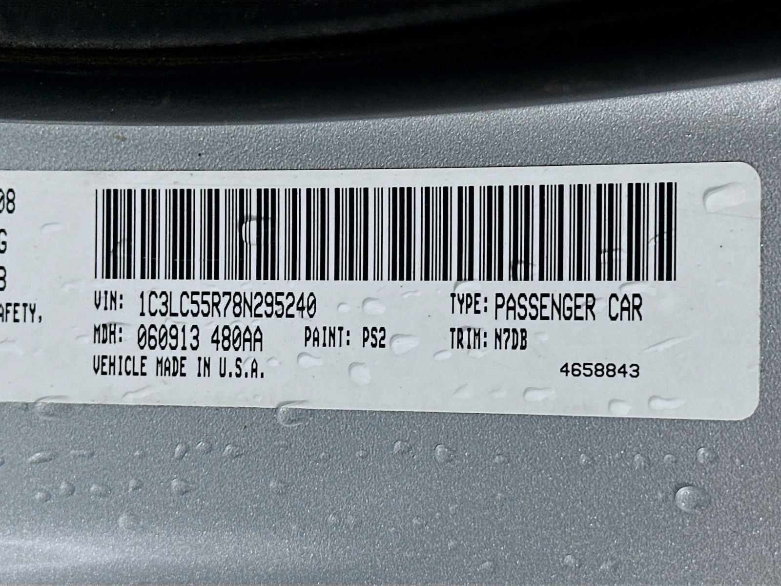 2008 Chrysler Sebring Touring