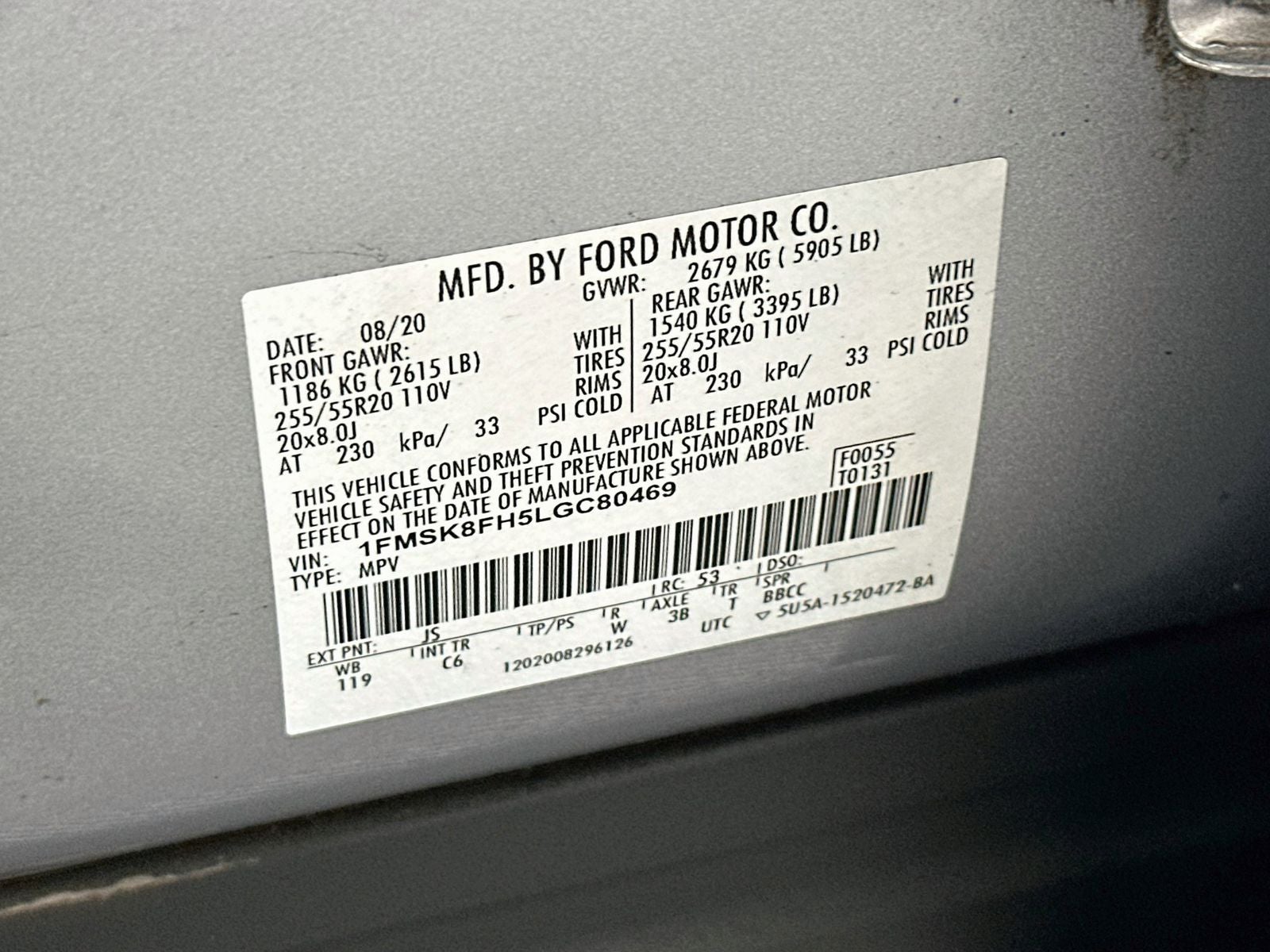 2020 Ford Explorer Limited