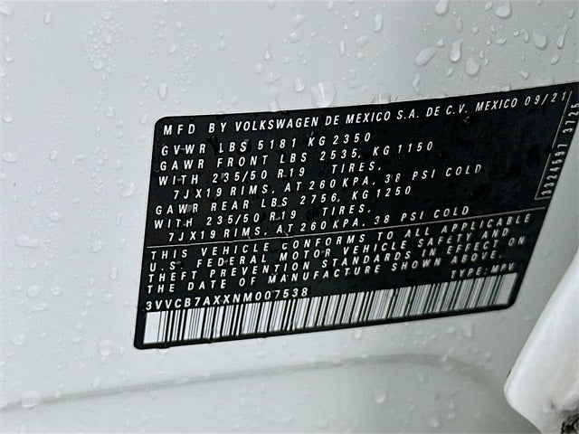 2022 Volkswagen Tiguan 2.0T SE R-Line Black