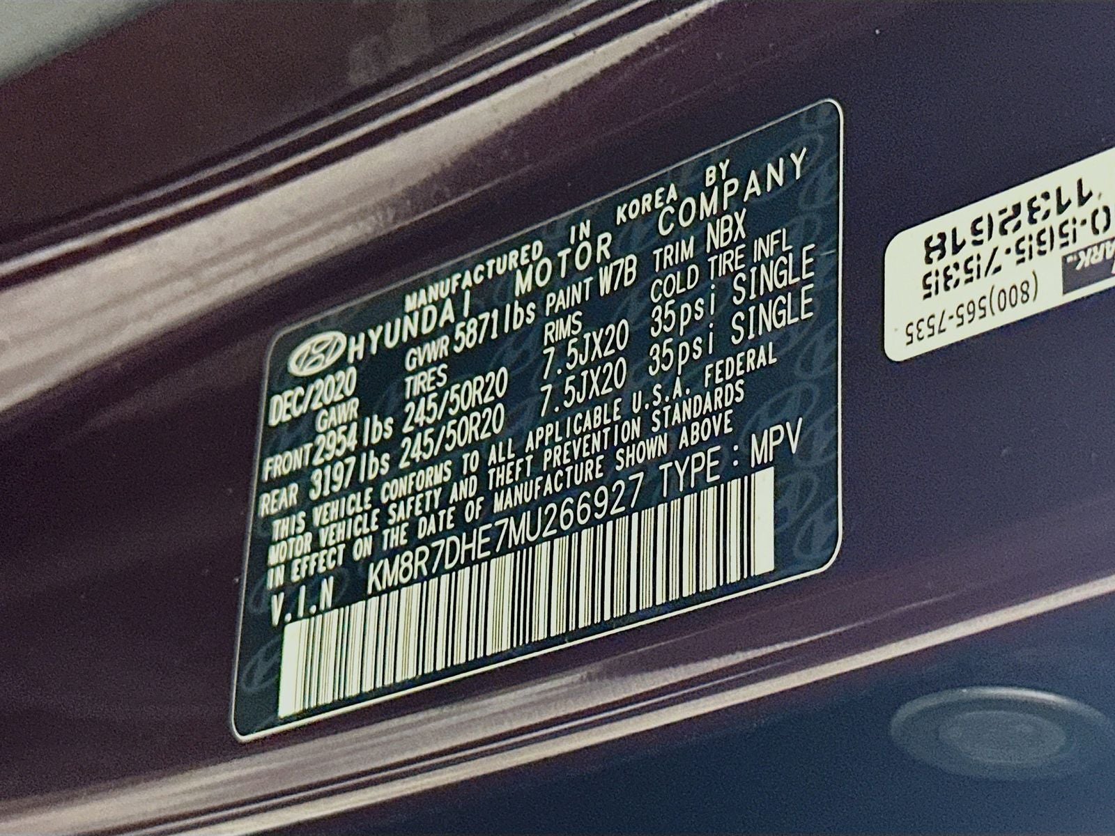 2021 Hyundai Palisade Calligraphy