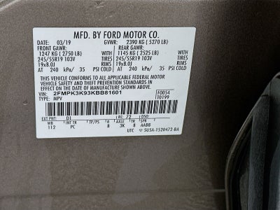 2019 Ford Edge Titanium
