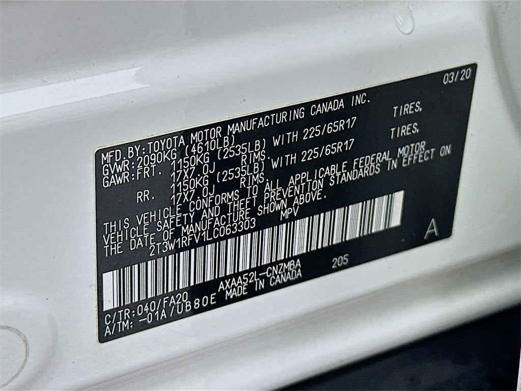 2020 Toyota RAV4 XLE