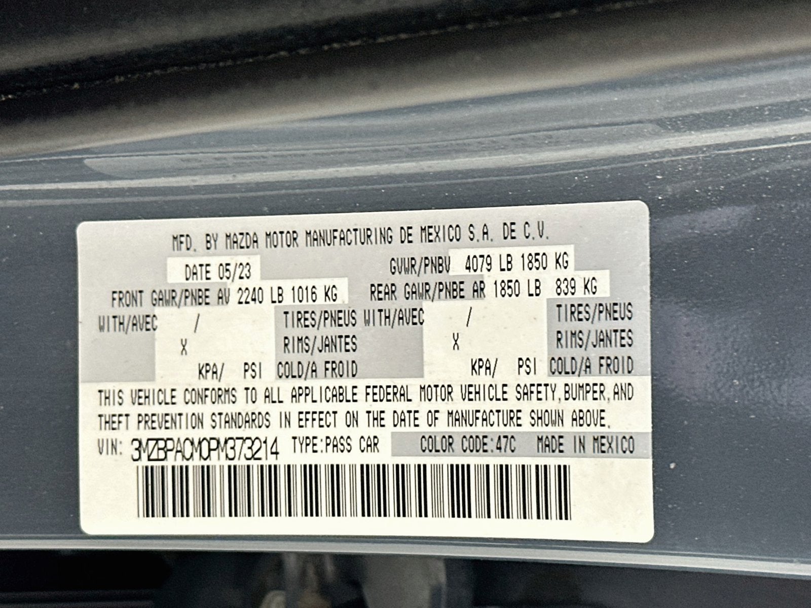2023 Mazda Mazda3 2.5 S Carbon Edition