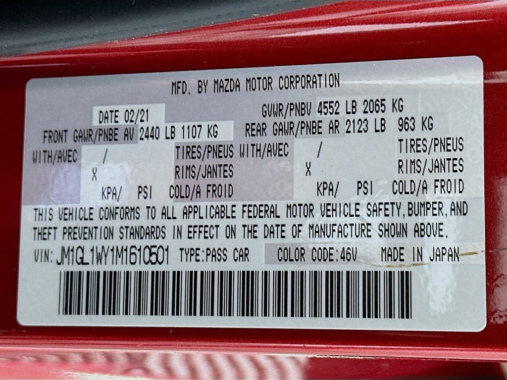 2021 Mazda Mazda6 Grand Touring Reserve