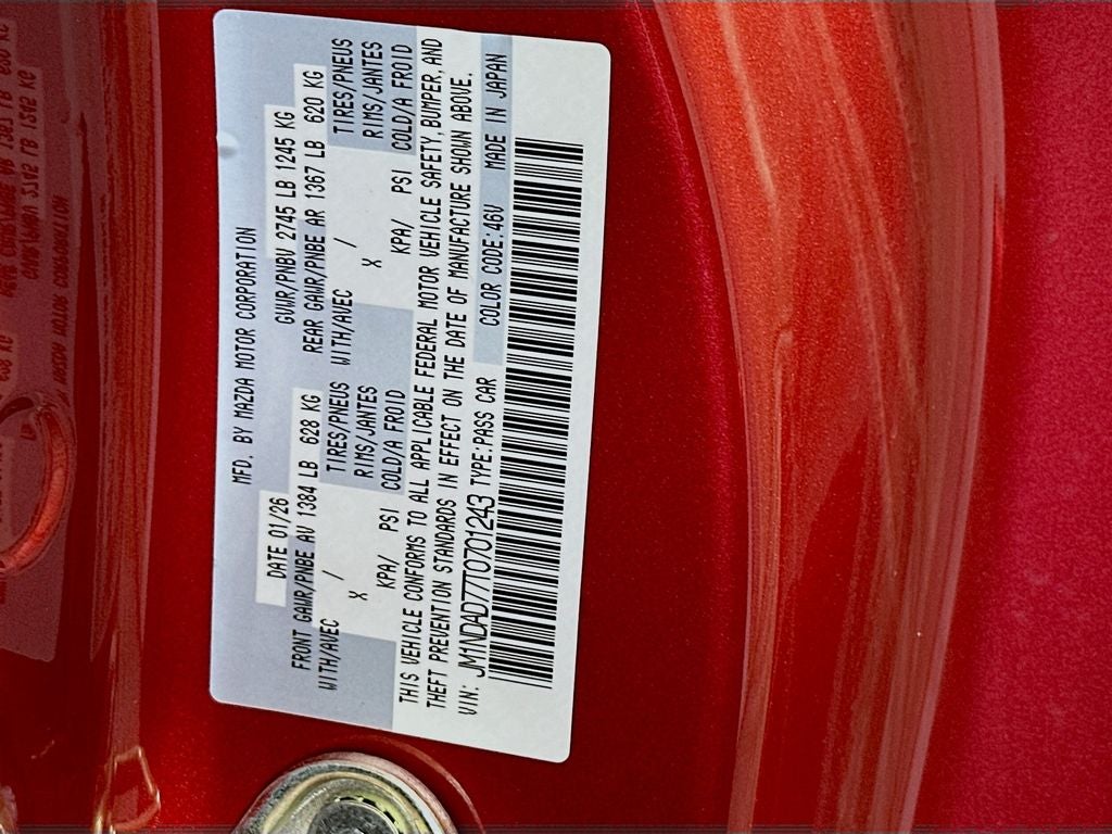 2026 Mazda Mazda MX-5 Miata Grand Touring