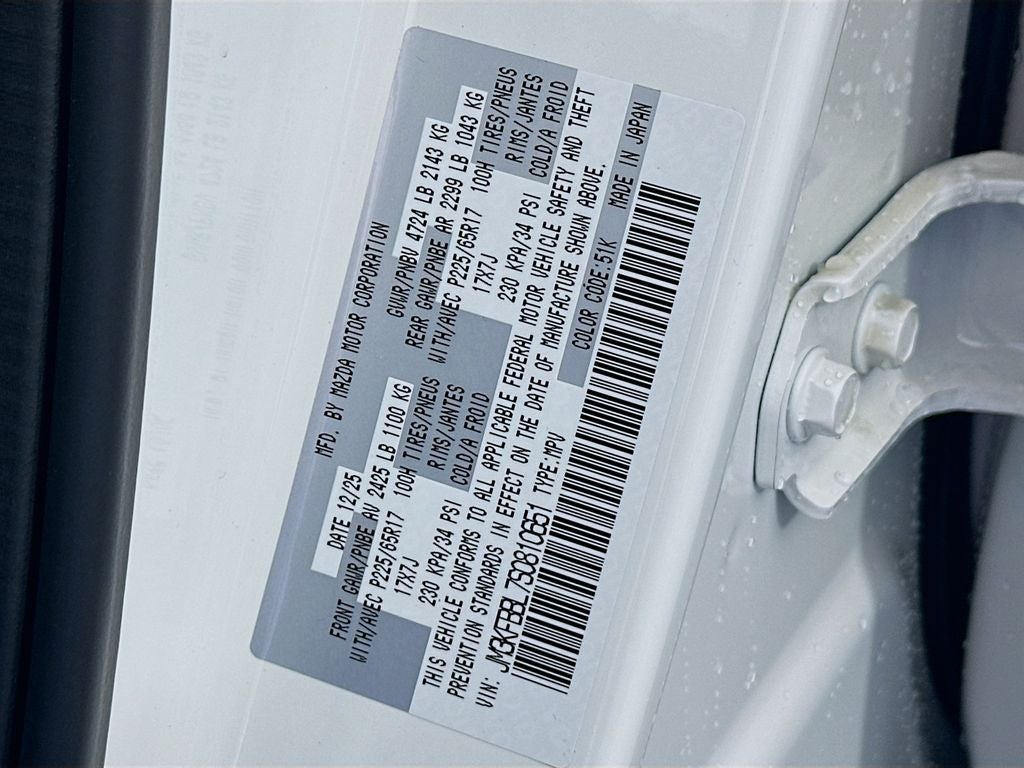 2025 Mazda Mazda CX-5 2.5 S Select Package