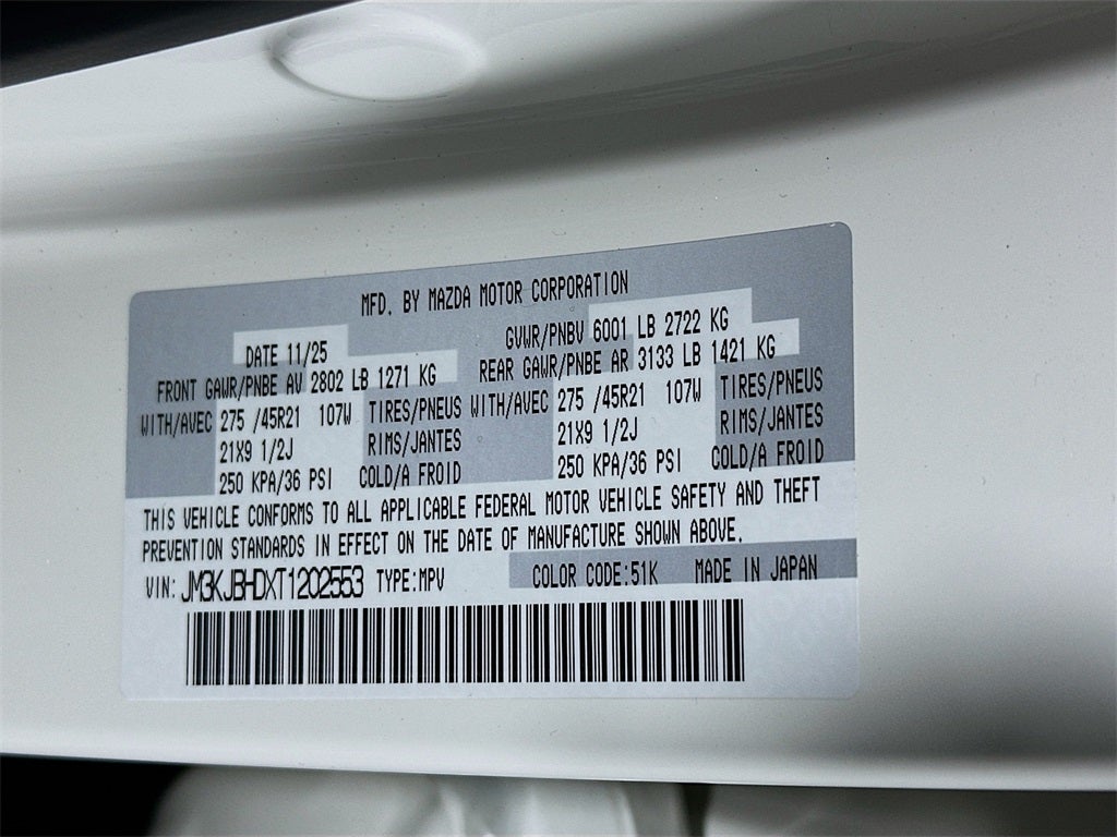 2026 Mazda Mazda CX-70 3.3 Turbo Preferred