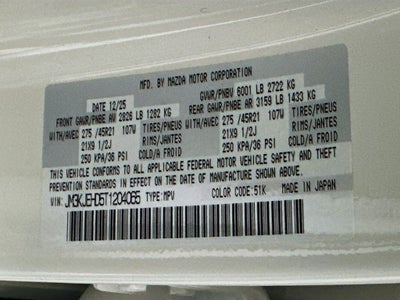 2026 Mazda Mazda CX-70 3.3 Turbo Premium Plus