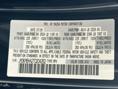 2026 Mazda Mazda CX-5 2.5 S Select