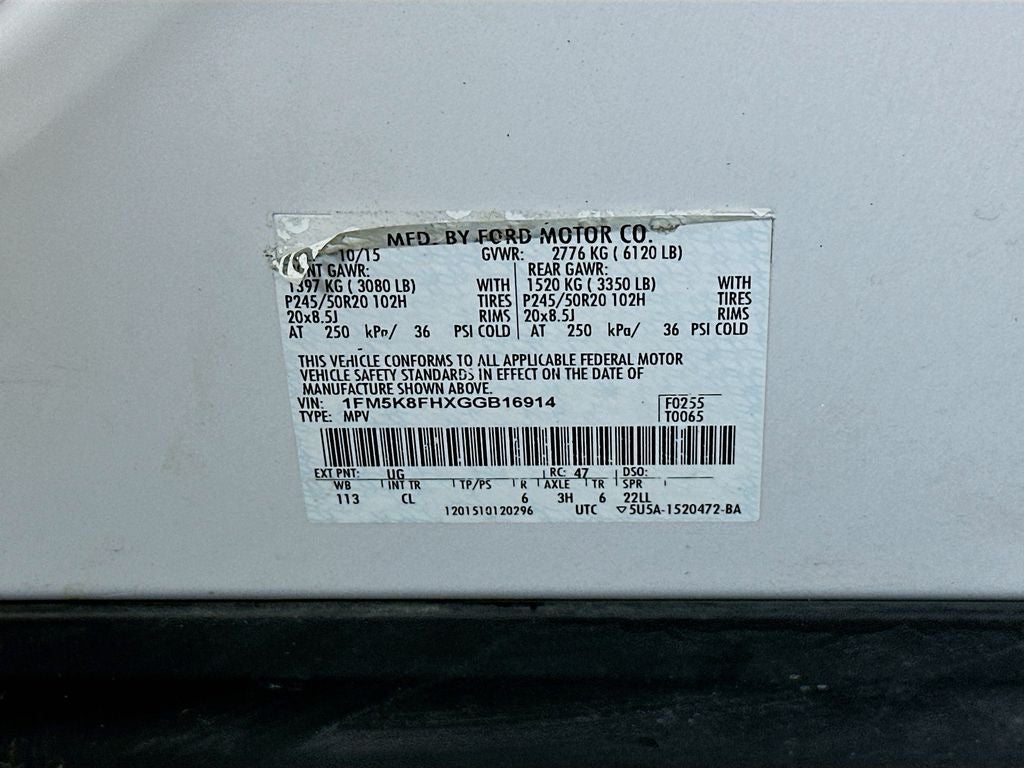 2016 Ford Explorer Limited