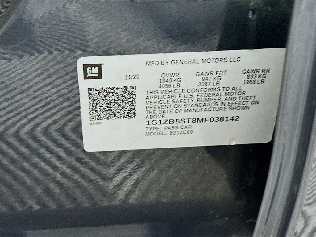 2021 Chevrolet Malibu LS 1LS