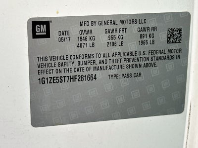 2017 Chevrolet Malibu LT 1LT