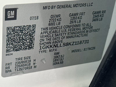2019 GMC Acadia SLE-2