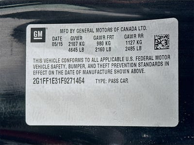 2015 Chevrolet Camaro 2LT 2LT