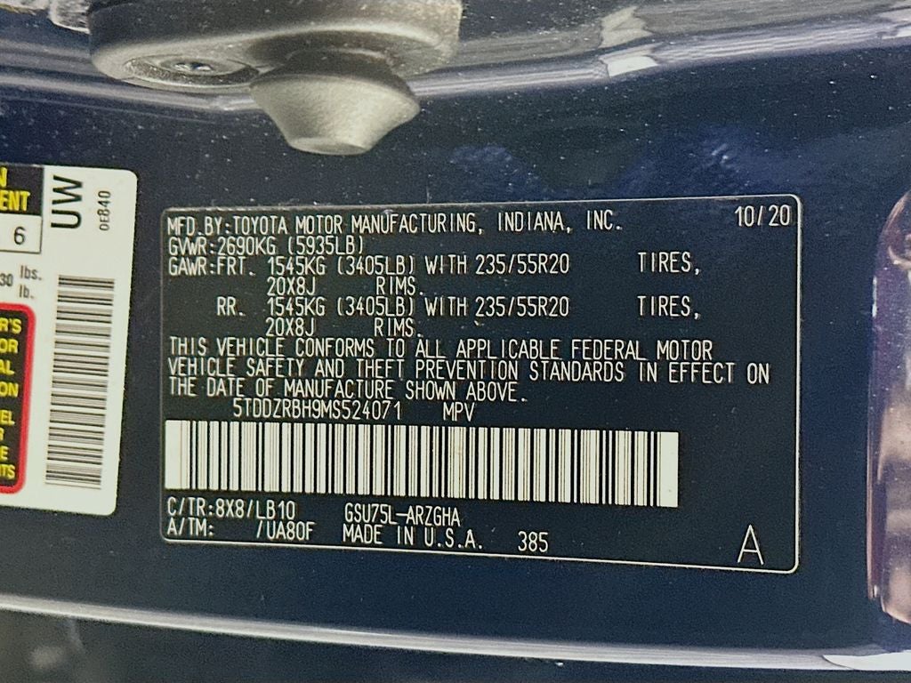 2021 Toyota Highlander Limited