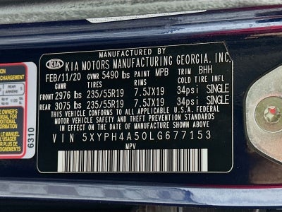 2020 Kia Sorento EX