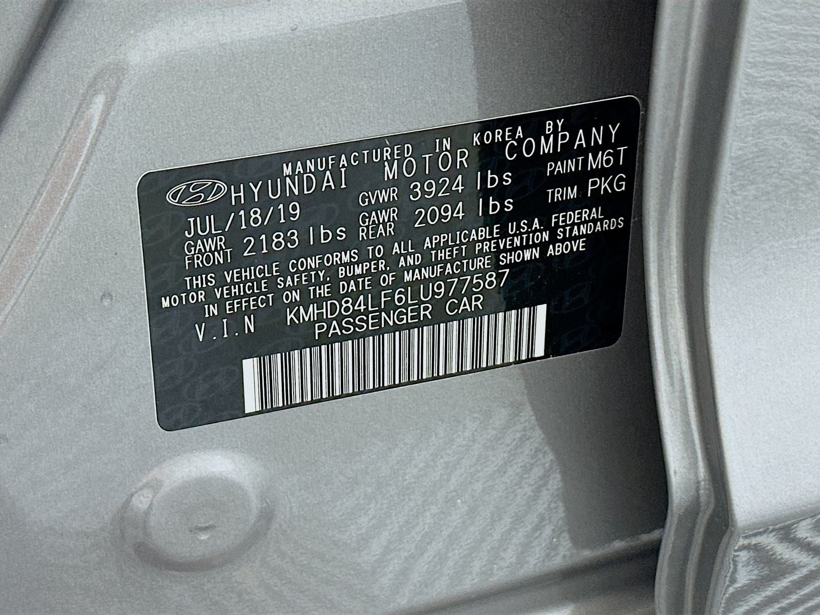 2020 Hyundai Elantra SEL
