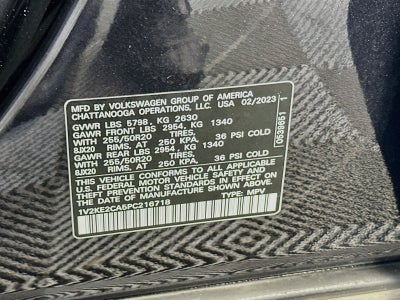 2023 Volkswagen Atlas Cross Sport 3.6L V6 SE w/Technology