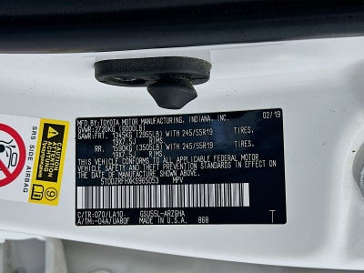 2019 Toyota Highlander Limited Platinum