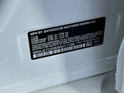 2019 BMW 5 Series 540i xDrive