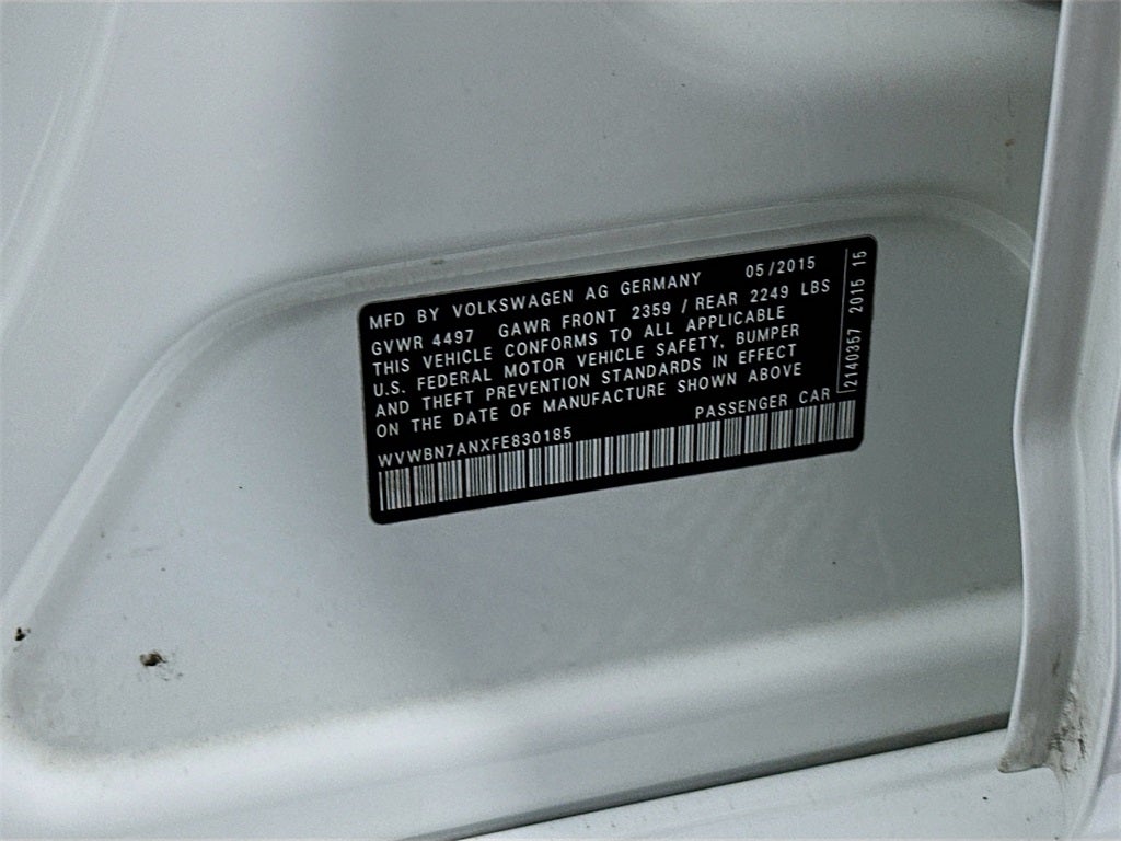 2015 Volkswagen CC R-Line