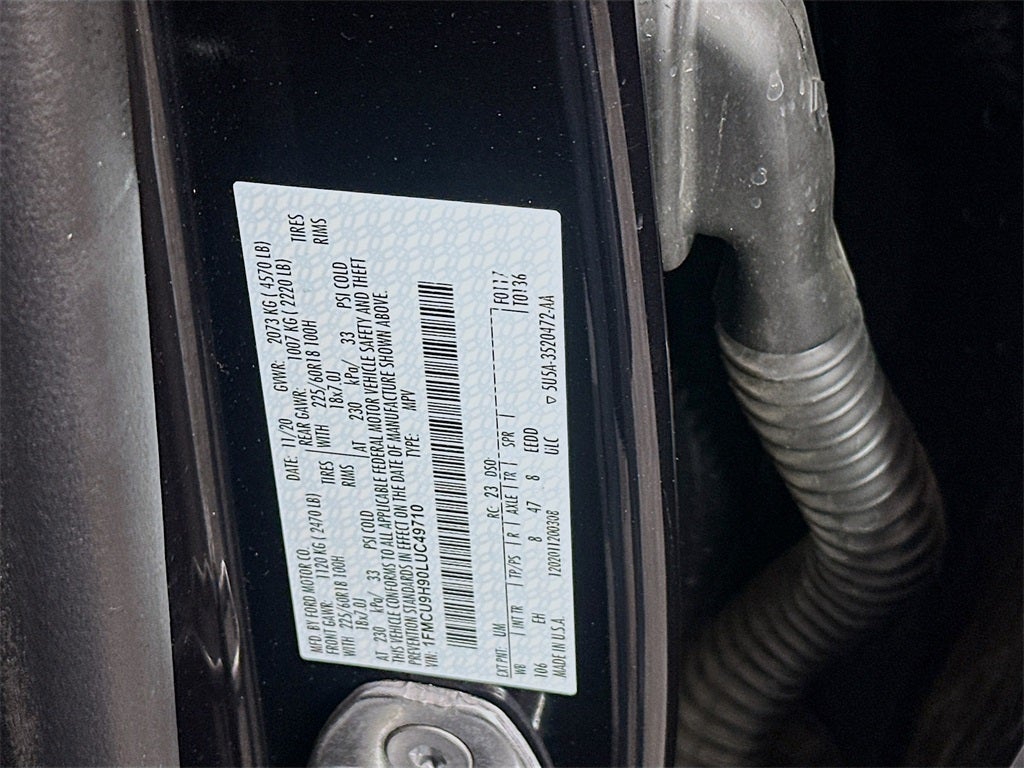 2020 Ford Escape SEL