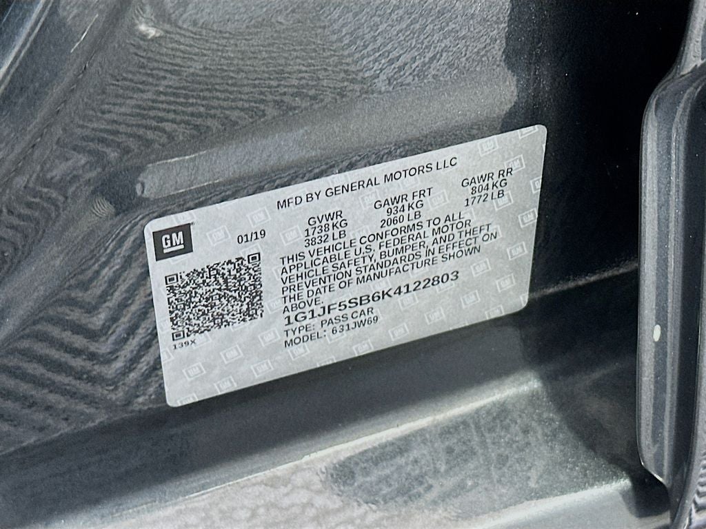 2019 Chevrolet Sonic Premier