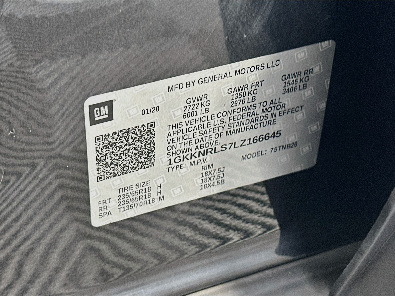 2020 GMC Acadia SLE