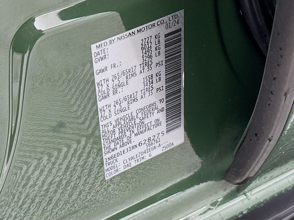 2024 Nissan Frontier SL