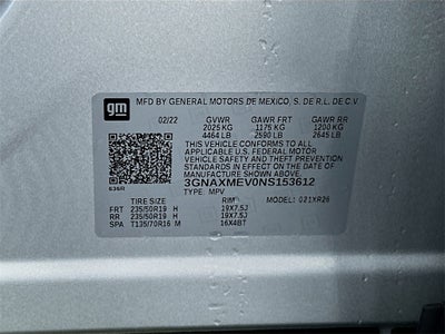 2022 Chevrolet Equinox RS