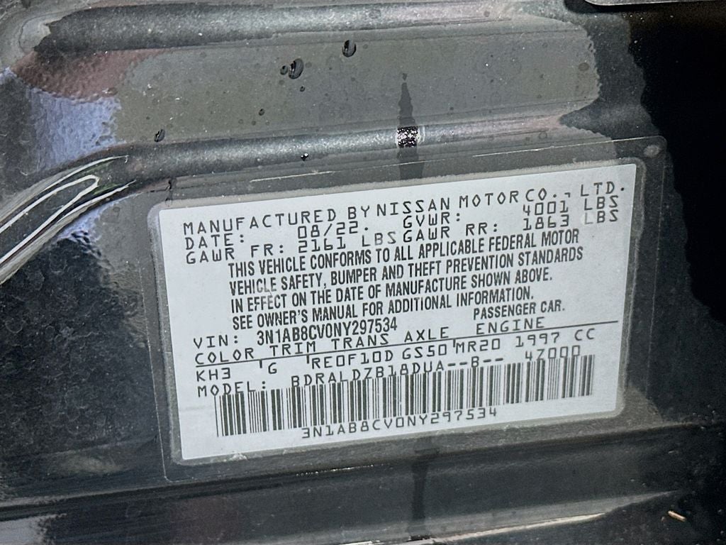 2022 Nissan Sentra SV